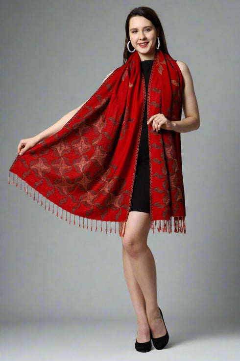 Women's Jamawar Wool Stole